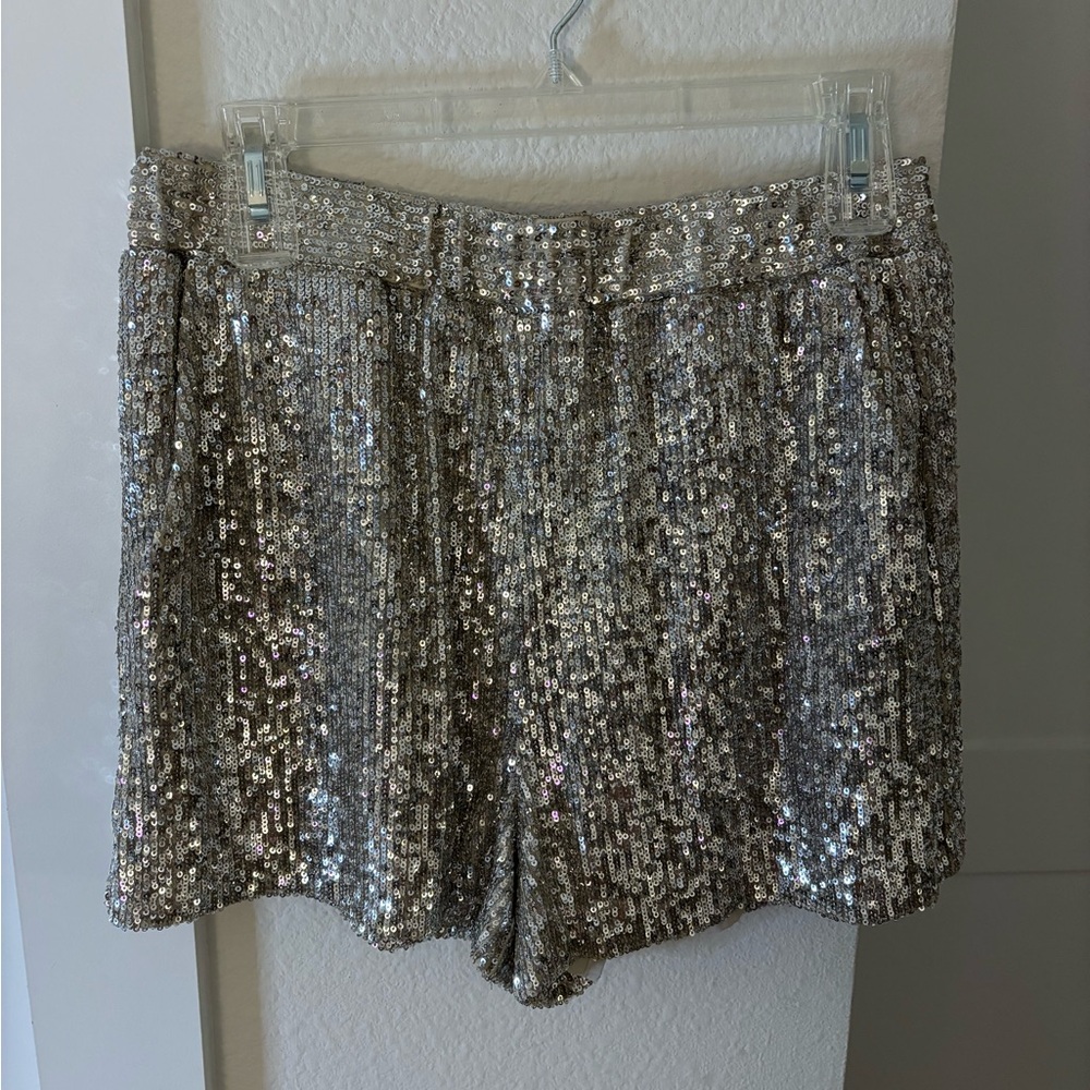 NEW Gianni Bini Sequined Shorts